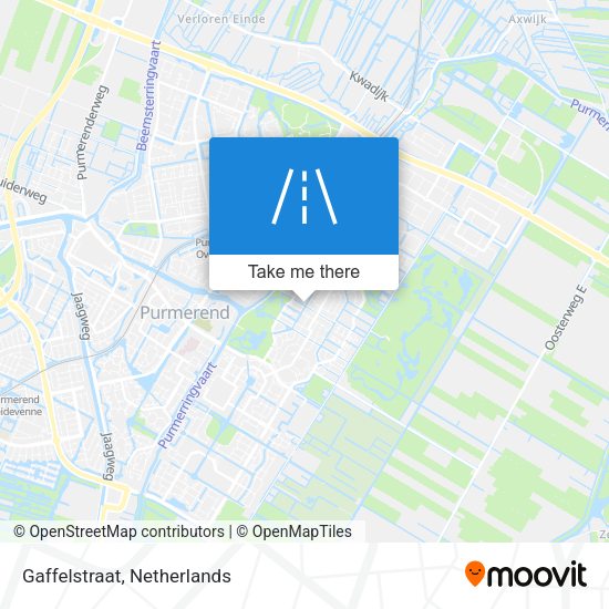 Gaffelstraat map