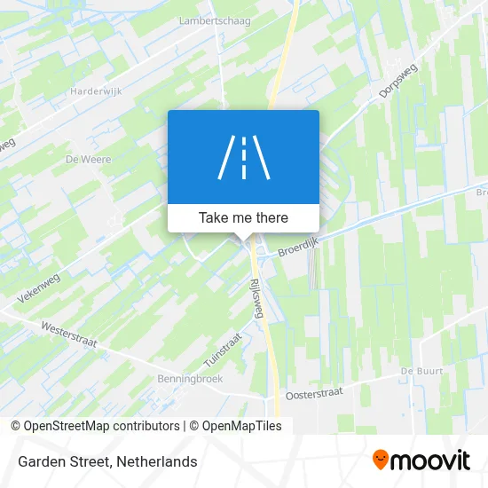 Tuinstraat map