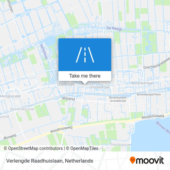 Verlengde Raadhuislaan map