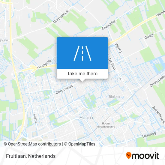 Fruitlaan map
