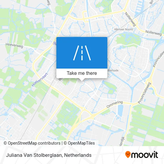 Juliana Van Stolberglaan map
