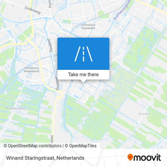 Winand Staringstraat map