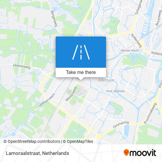 Lamoraalstraat map