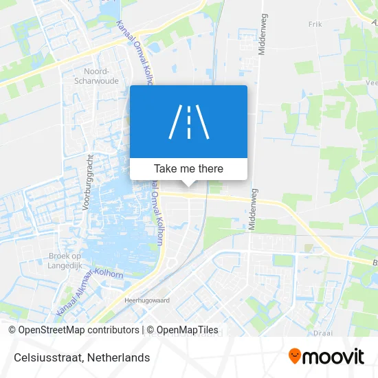 Celsiusstraat map