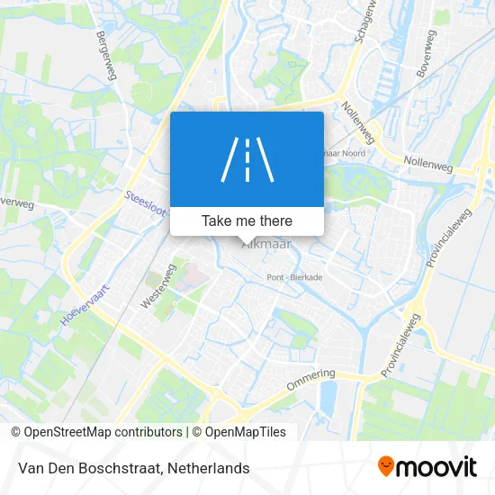 Van Den Boschstraat Karte