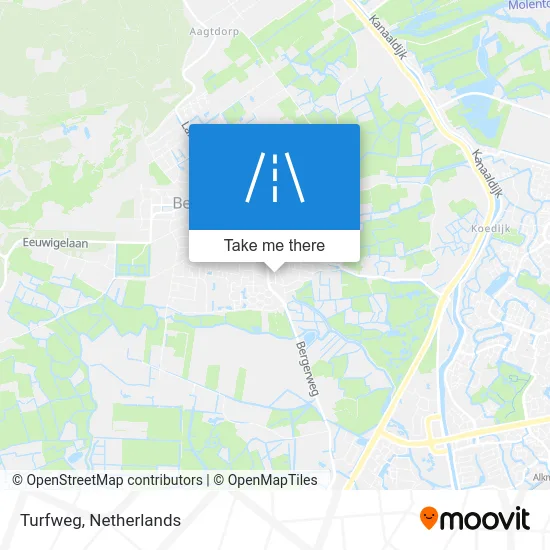 Turfweg map