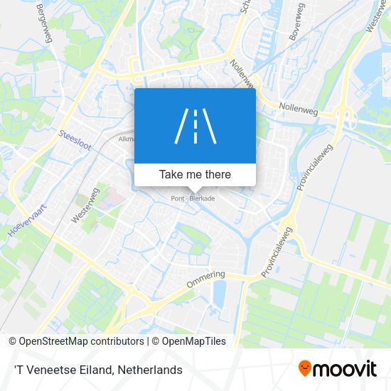 'T Veneetse Eiland map