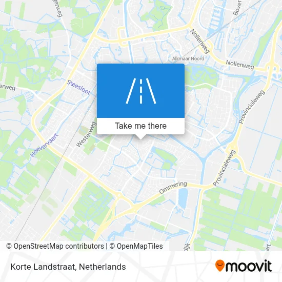 Korte Landstraat map