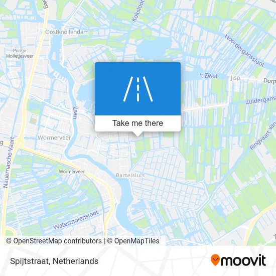 Spijtstraat map
