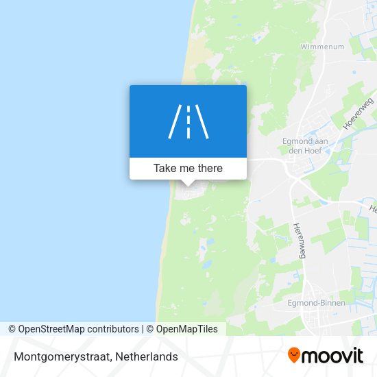 Montgomerystraat map
