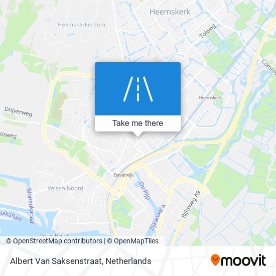 Albert Van Saksenstraat map