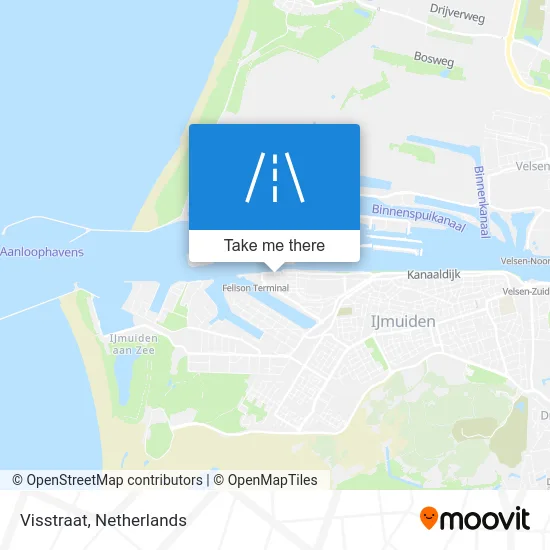 Visstraat map