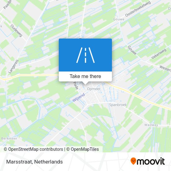 Marsstraat map