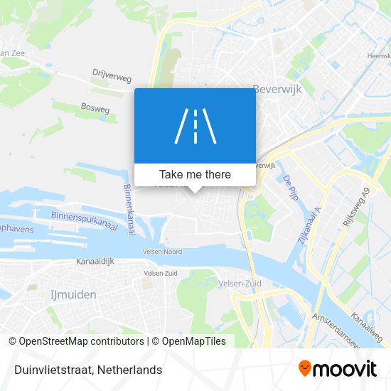 Duinvlietstraat map