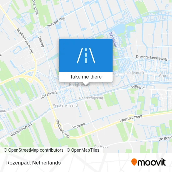 Rozenpad map