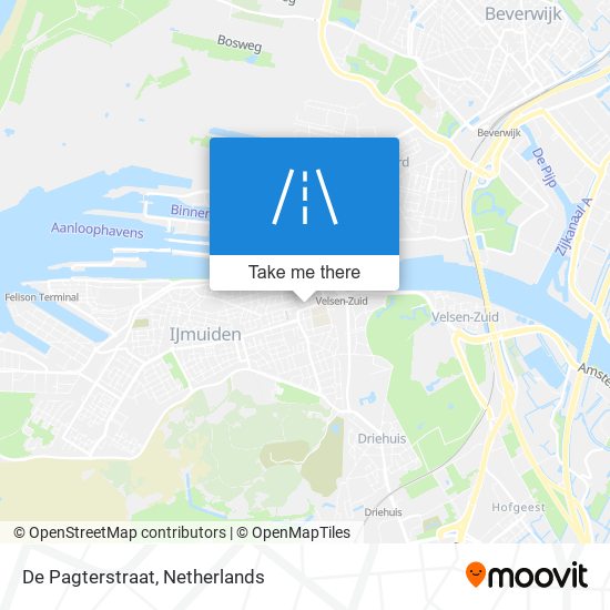 De Pagterstraat map