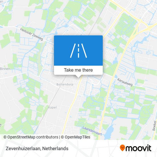 Zevenhuizerlaan map