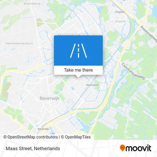 Maasstraat map