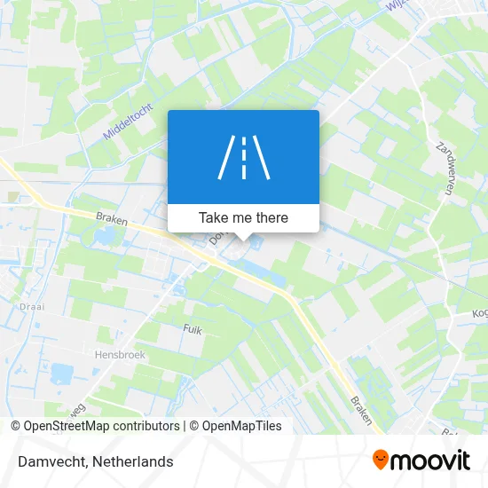 Damvecht map