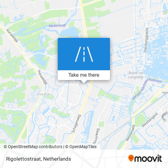 Rigolettostraat map