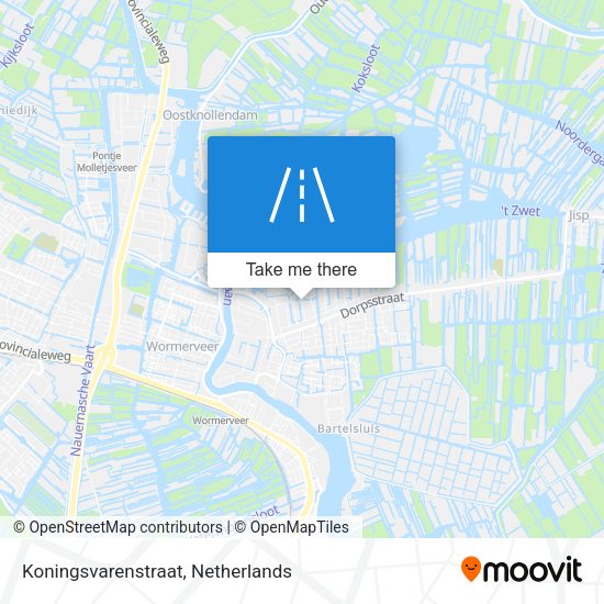 Koningsvarenstraat map