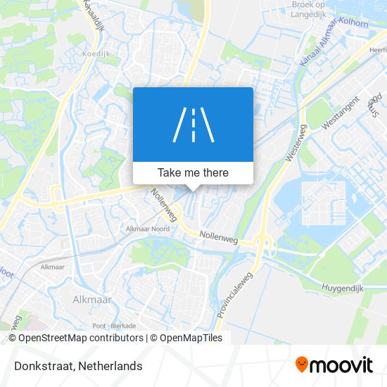 Donkstraat map