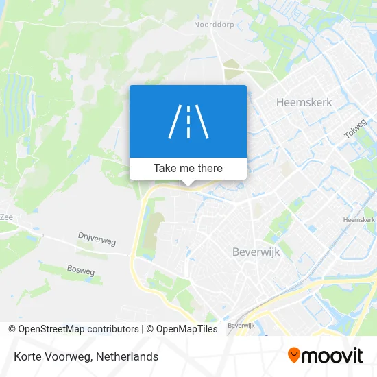 Korte Voorweg map