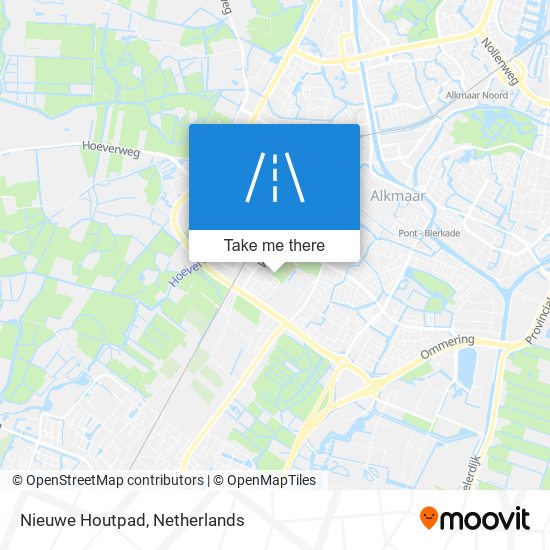 Nieuwe Houtpad map