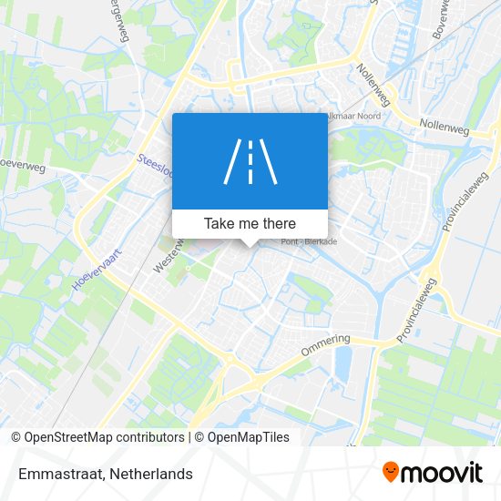 Emmastraat map