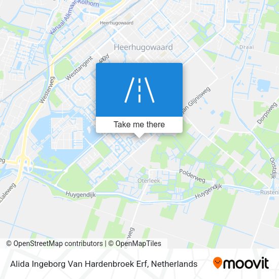 Alida Ingeborg Van Hardenbroek Erf map