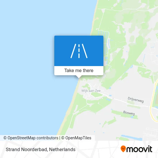 Strand Noorderbad map