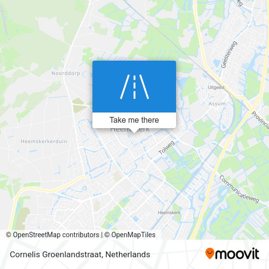 Cornelis Groenlandstraat map