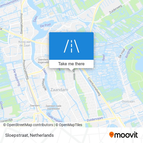 Sloepstraat map