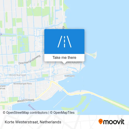 Korte Westerstraat map