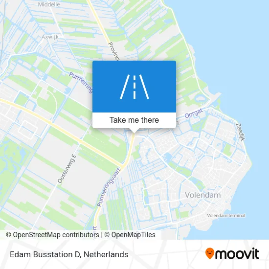 Edam Busstation D map