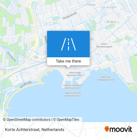 Korte Achterstraat map