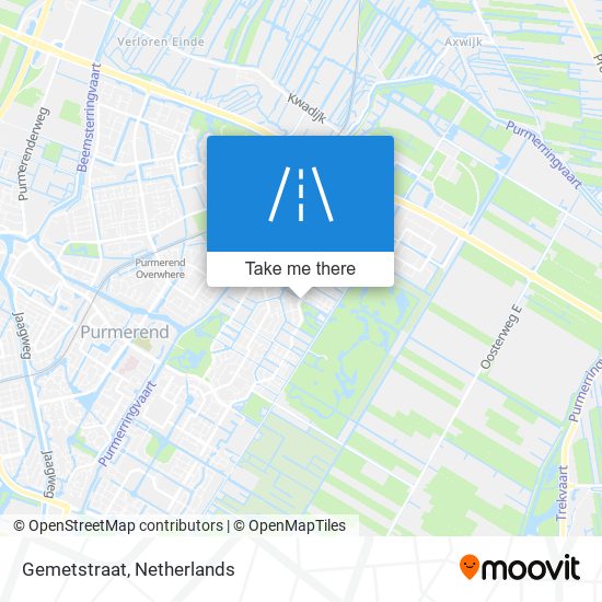 Gemetstraat map