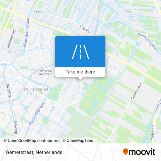 Gemetstraat map