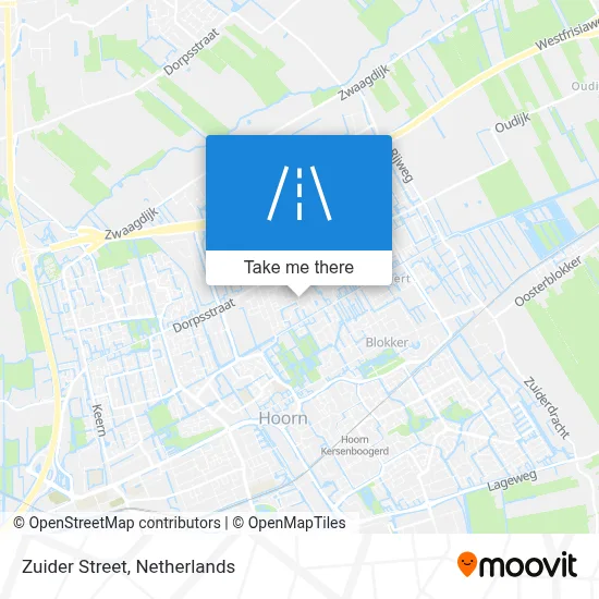 Zuiderstraat map