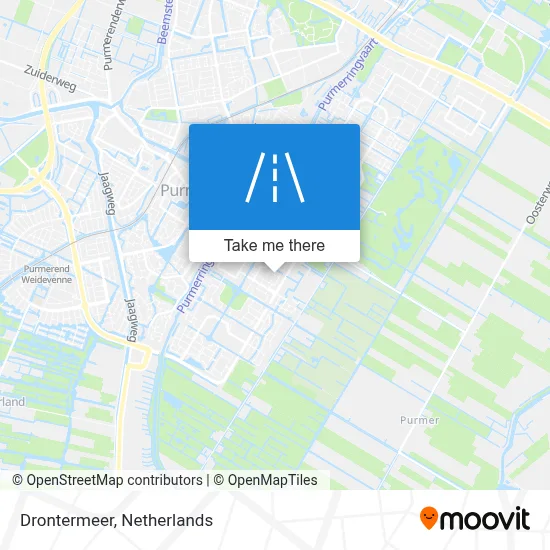 Drontermeer map