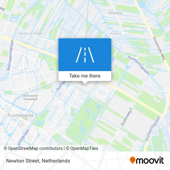 Newtonstraat map