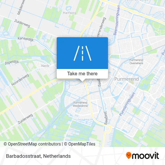 Barbadosstraat map