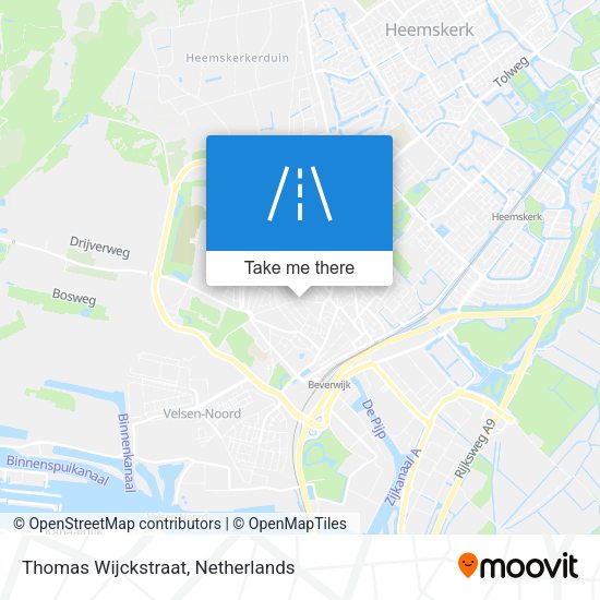 Thomas Wijckstraat map