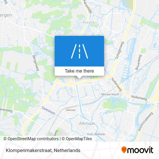 Klompenmakerstraat map