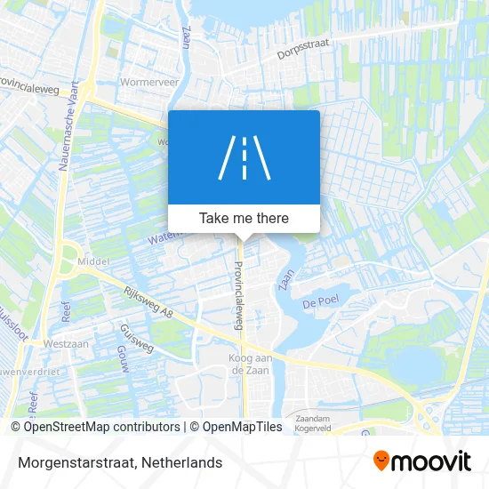 Morgenstarstraat map