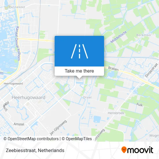 Zeebiesstraat map
