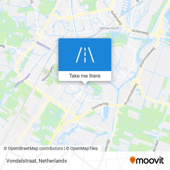 Vondelstraat map