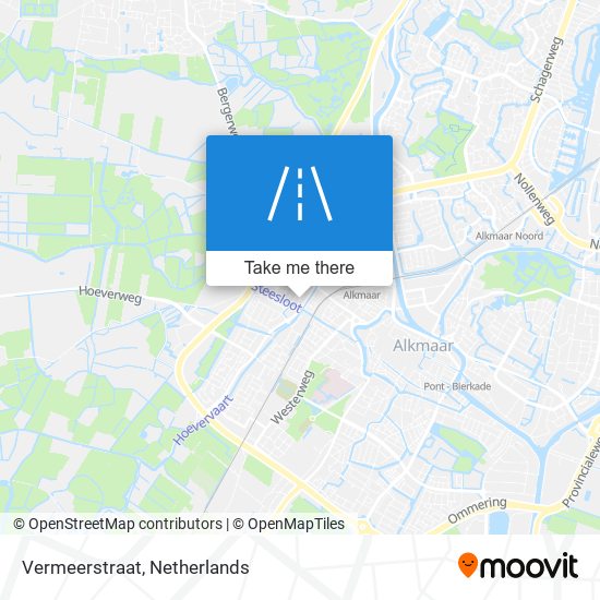 Vermeerstraat map