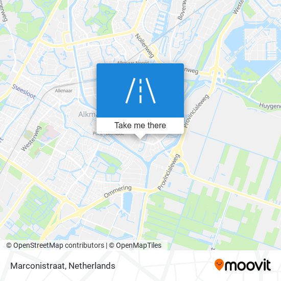 Marconistraat map