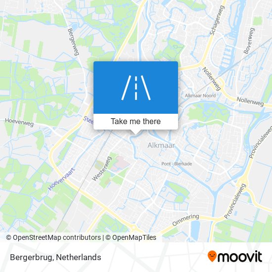 Bergerbrug map